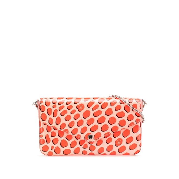 Louis Vuitton Vernis Felice Chain Shoulder Bag/Waist Bag M62359 Pink/Red Pate... - Picture 1 of 13